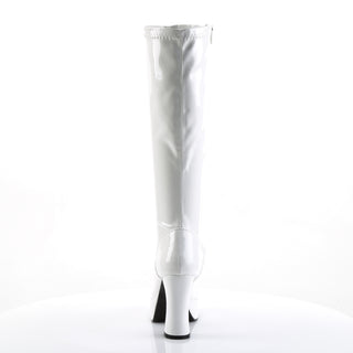 Exotica-2000 Gogo Platform Boots White