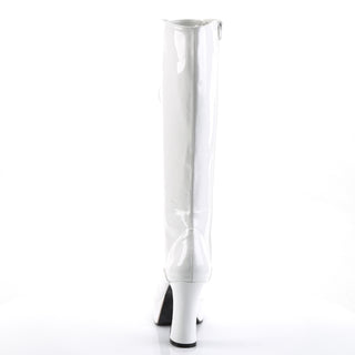 Exotica Platform Lace Up Boots White