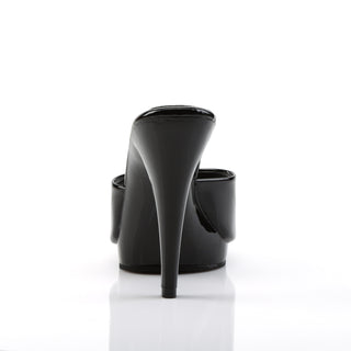 Flair-401-2 Black Patent Stiletto Mules