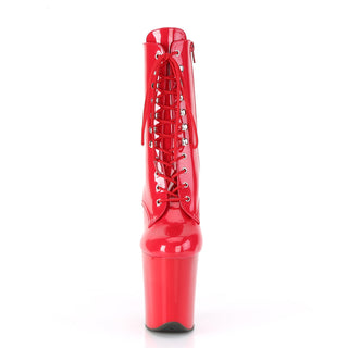 Flamingo-1020 Red Ankle Boots