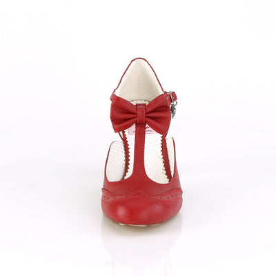 red pin up shoes