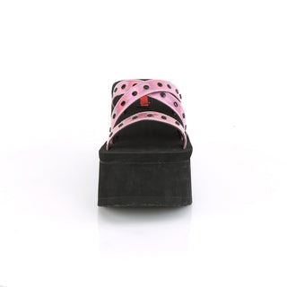 Summer Time Goth Pink Hologram Sandals