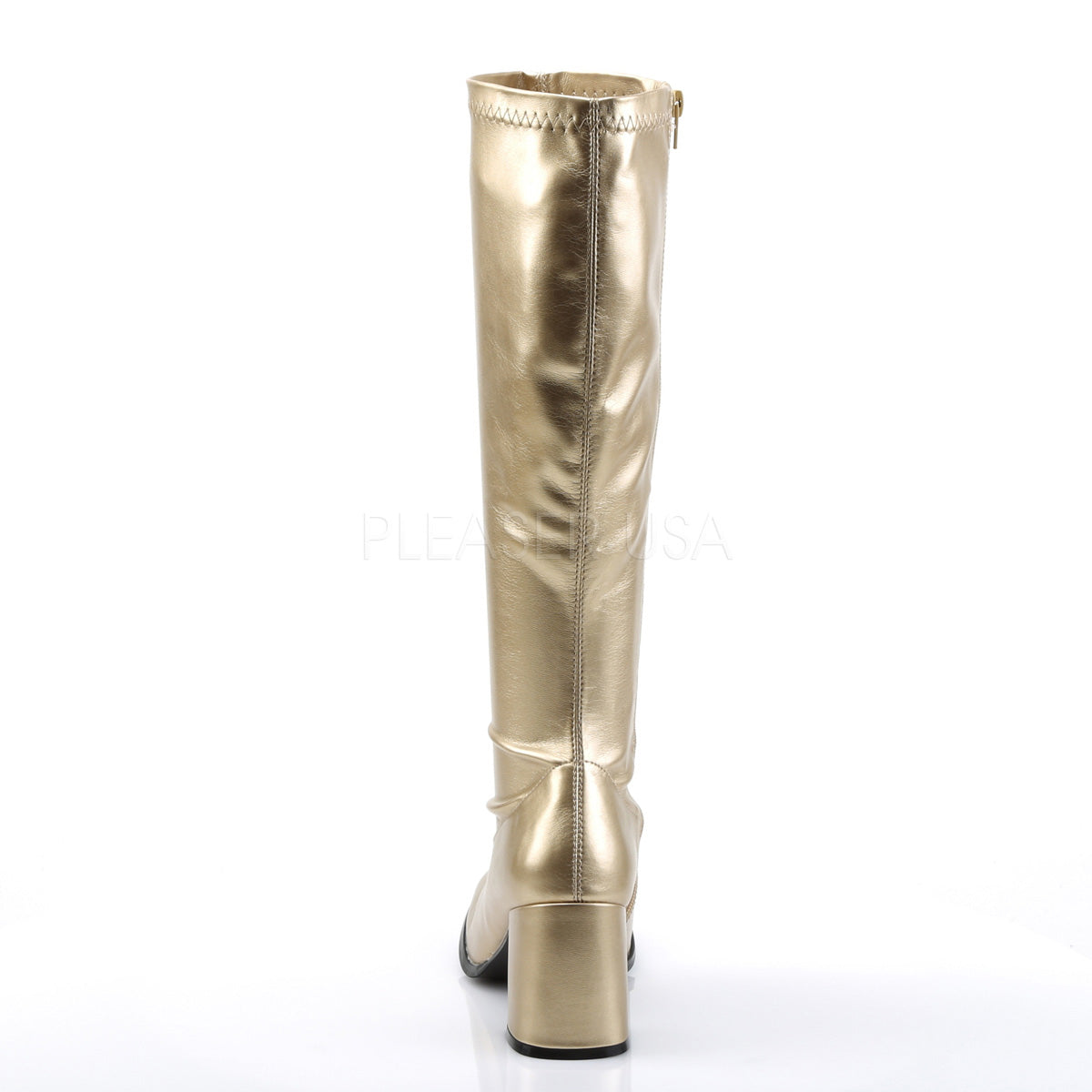 Gold Gogo Boots