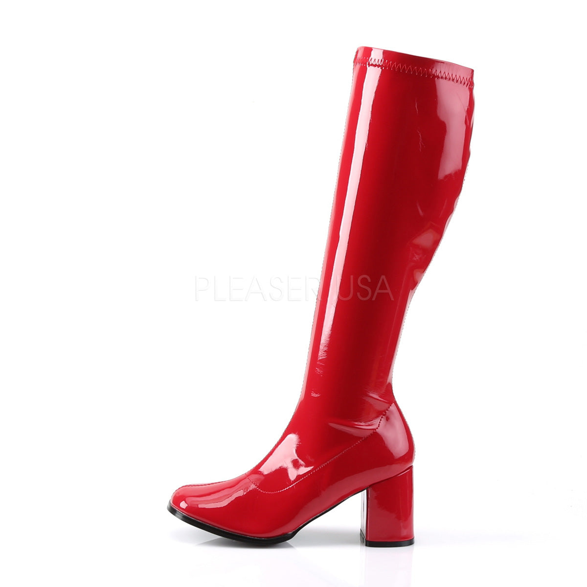Red Gogo Boots