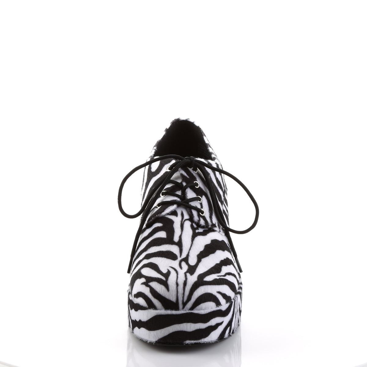 70s Disco Shoes Zebra Pattern
