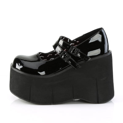 Mary Jane Style Black PA Platform Shoes