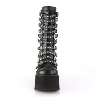 Too Many Buckles Platform Boots