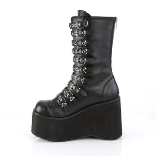 Too Many Buckles Platform Boots