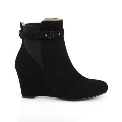 large size nubuck ankle boots