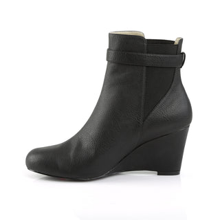 Kimberly-102 Wedge Heel Ankle Boots (Size 9-16)