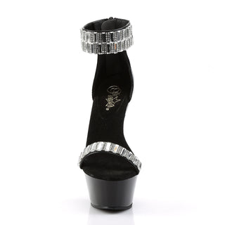 Kiss-269RS Rhinestone Ankle Cuff Platform Sandals