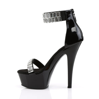 Kiss-269RS Rhinestone Ankle Cuff Platform Sandals