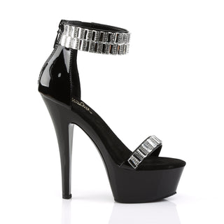 Kiss-269RS Rhinestone Ankle Cuff Platform Sandals