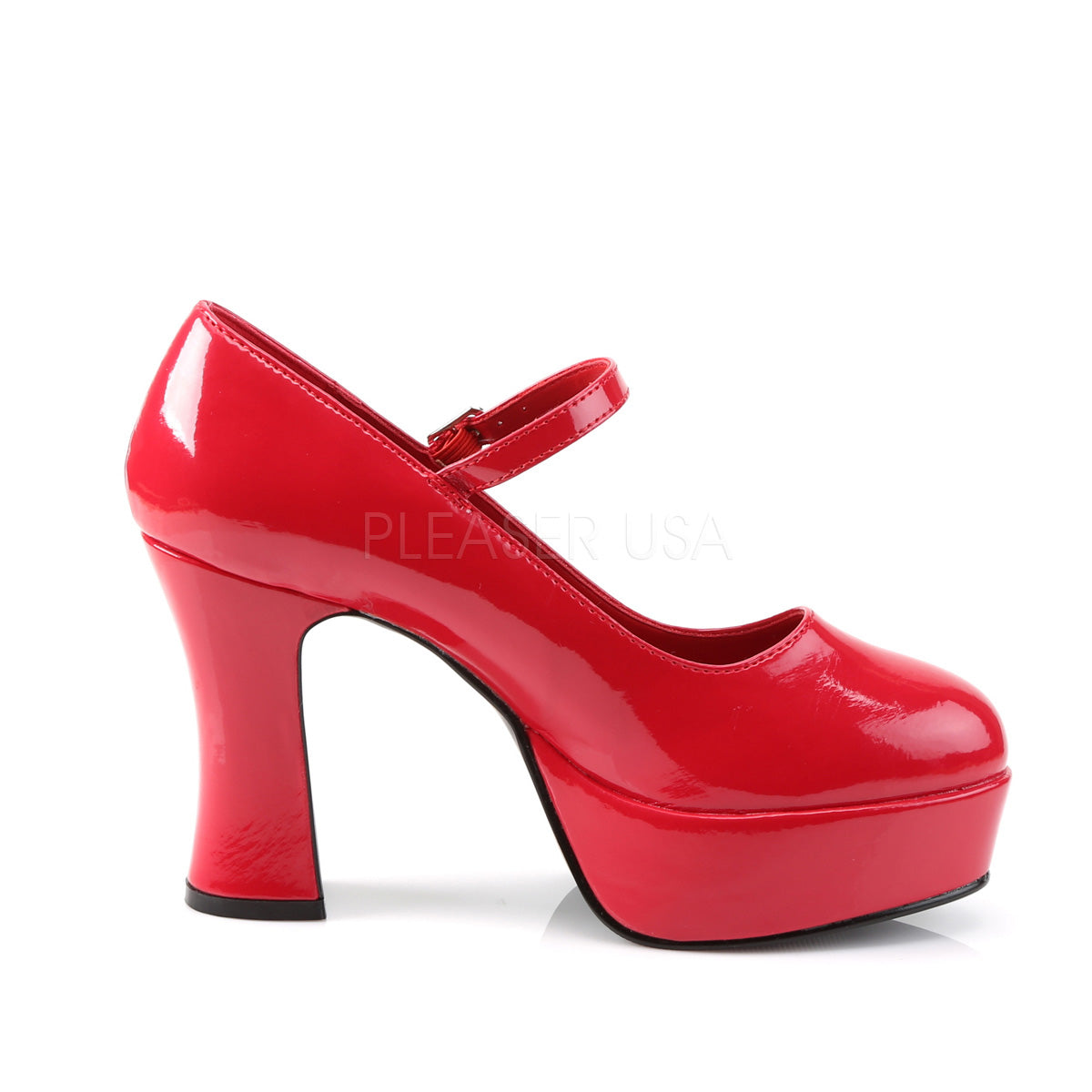 red platform large size high heels