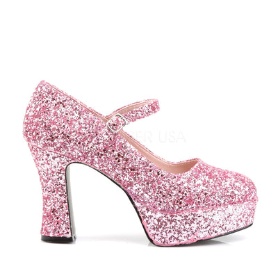 silver glitter burlesque shoes
