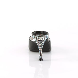 Marilyn Monroe Rhinestones Sandals Black