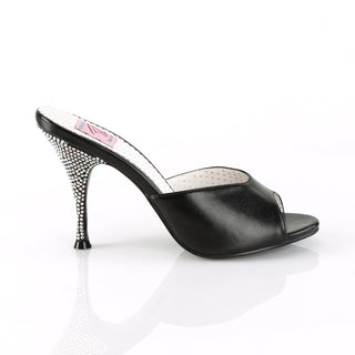 Marilyn Monroe Rhinestones Sandals Black