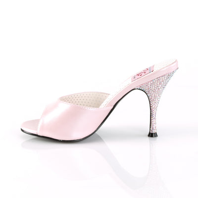 Marilyn Monroe Rhinestones Sandals Pink