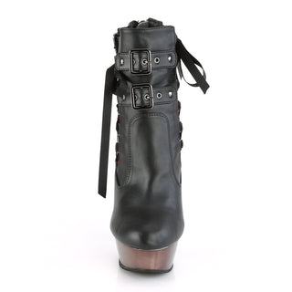 Finger Bone Heel Ankle Boots