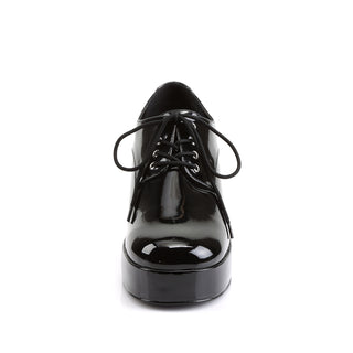 Disco Fever Men's Platform Heels – Black