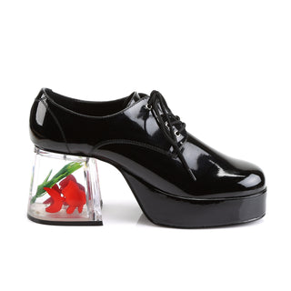 Disco Fever Men's Platform Heels – Black