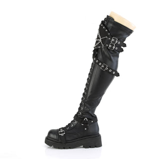 Renegade-320 Chain My Soul Over The Knee Boots