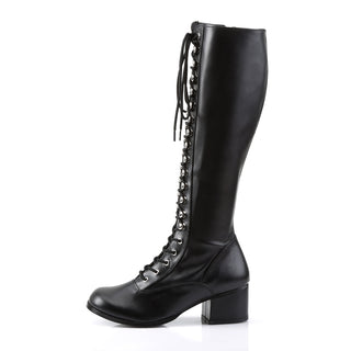 Sexy Police Boots Black PU