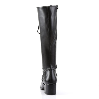 Sexy Police Boots Black PU