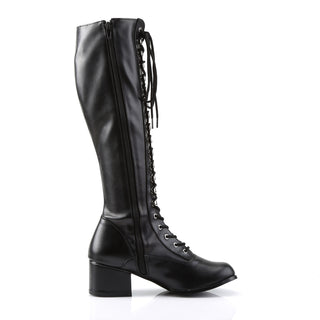 Sexy Police Boots Black PU