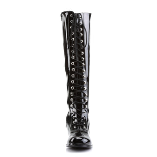 Retro-300 Black Patent Boots
