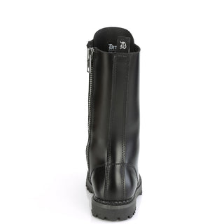 Riot-14 Leather Mid-Calf Combat Boots - Unisex