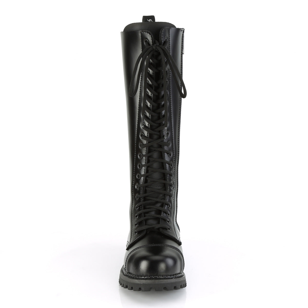 Riot Knee High Leather Boots (Unisex)