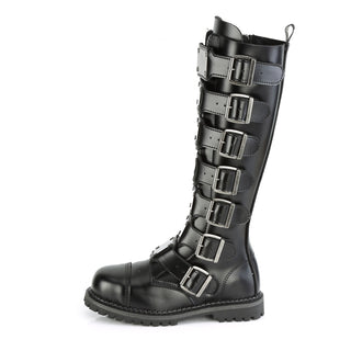 Riot-21MP Punk Leather Knee Boots - Unisex