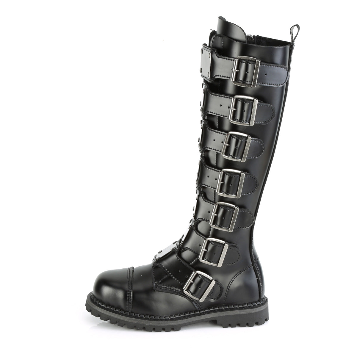Riot-21MP Punk Knee Boots Leather (Unisex)