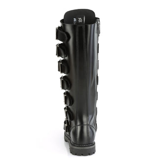 Riot-21MP Punk Leather Knee Boots - Unisex