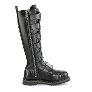 Riot-21MP Punk Leather Knee Boots - Unisex