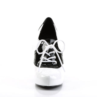 High Heel Saddle Shoes