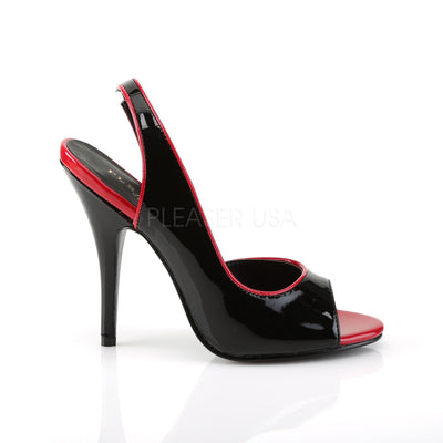 black and red heels