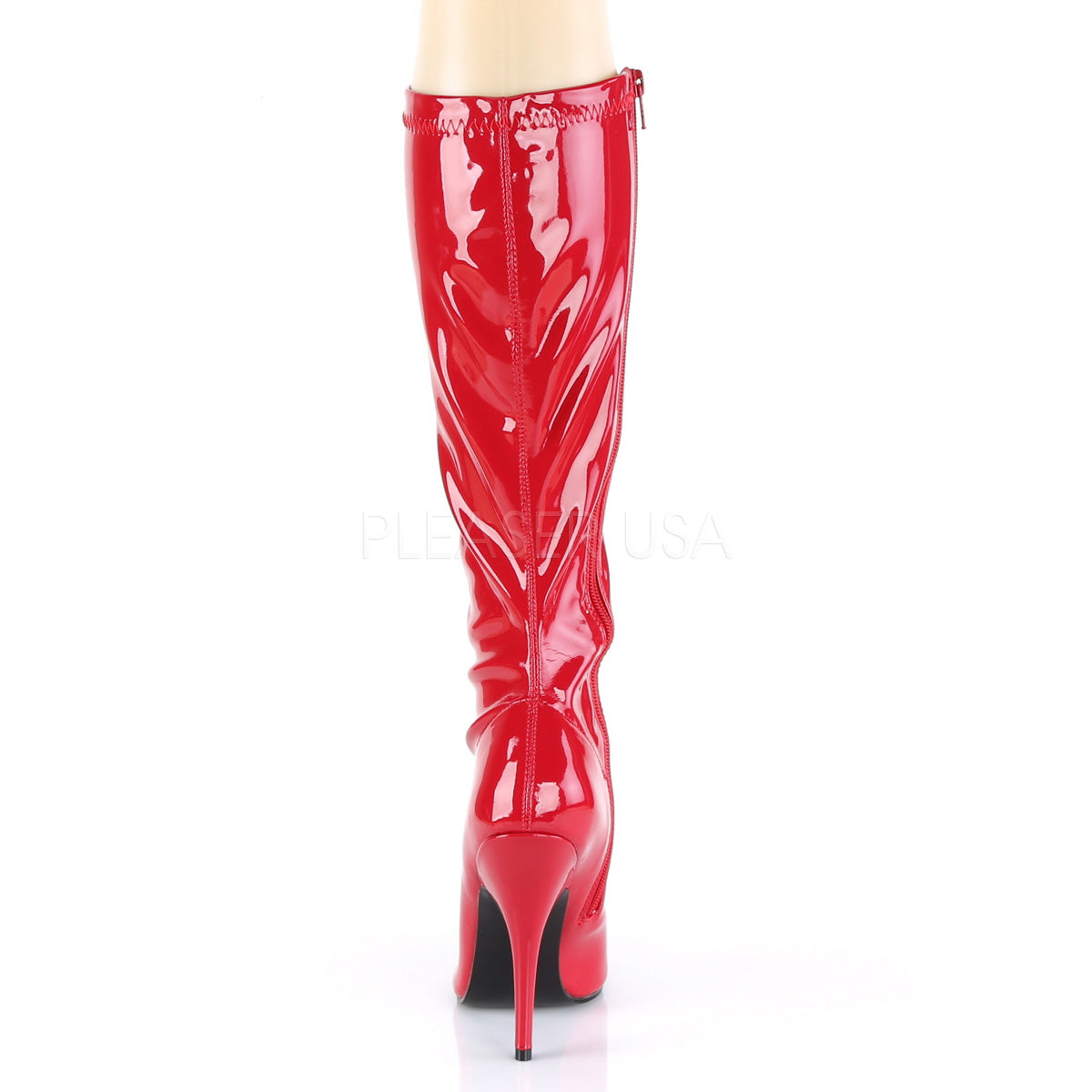 All Eyes On Me Shiny Red Boots