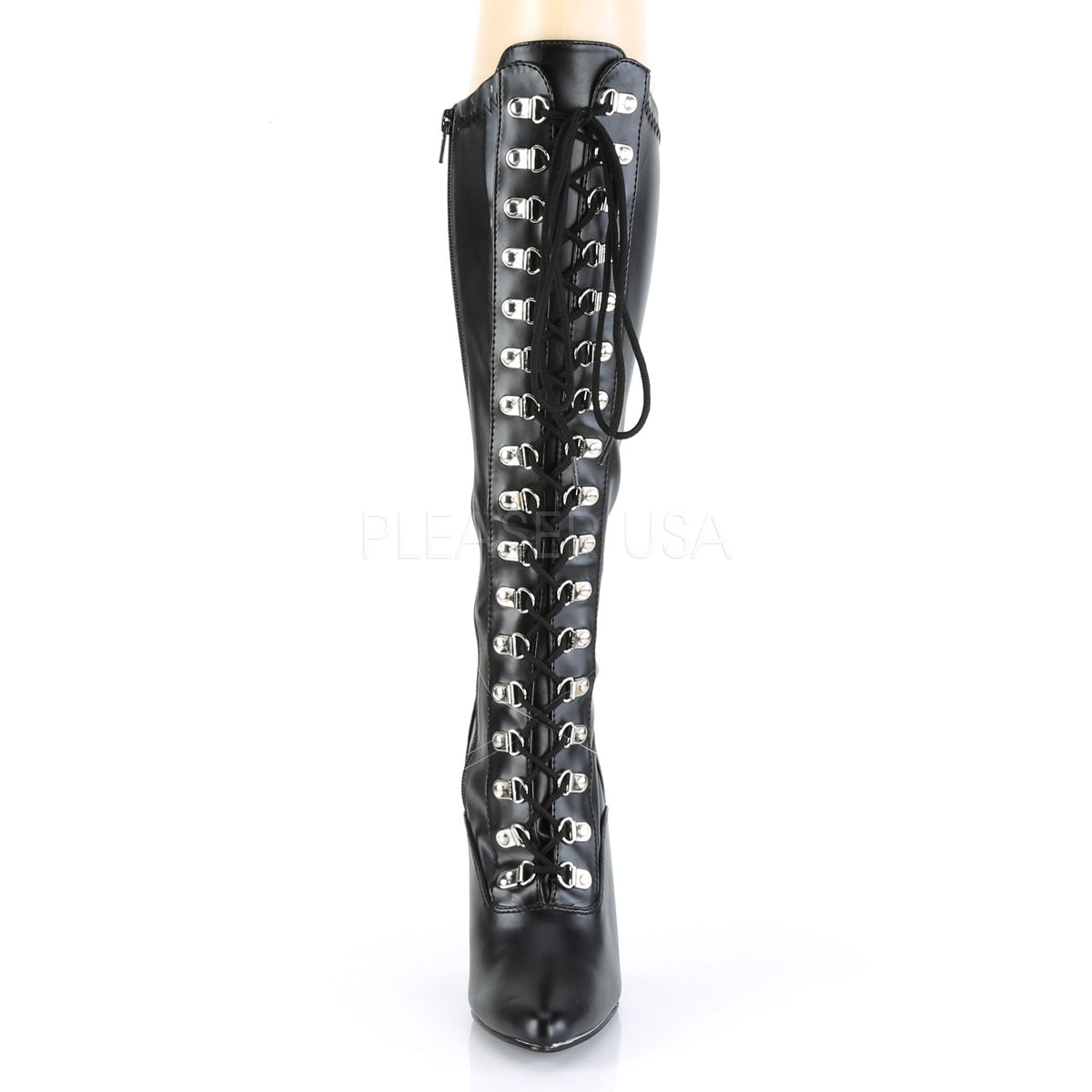 All Eyes On Me D-Ring Stretch Knee Boots