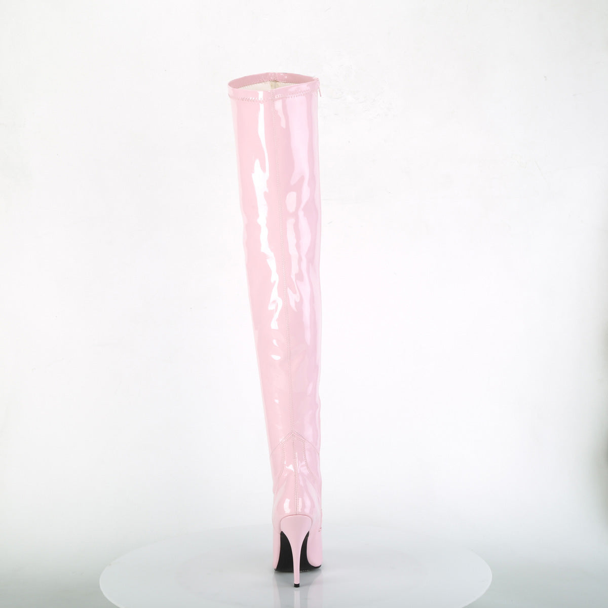 Seduce Thigh High Baby Pink Boots