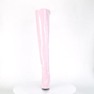 Seduce-3010 Baby Pink Thigh High Boots