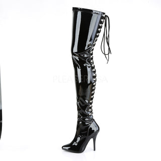 Seduce-3063 Open Back Thigh High Boots