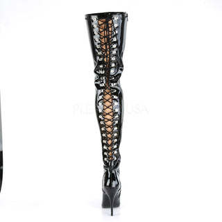 Seduce-3063 Open Back Thigh High Boots