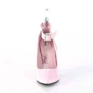 Seduce-431 Baby Pink Ankle Strap Heels
