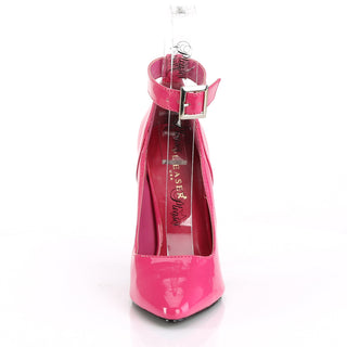 Seduce-431 Hot Pink Ankle Strap Heels