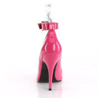 Seduce-431 Hot Pink Ankle Strap Heels