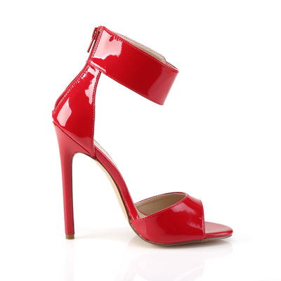dual buckled red sandals