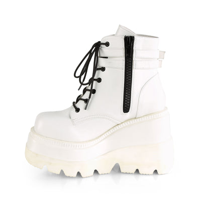 white punk boots