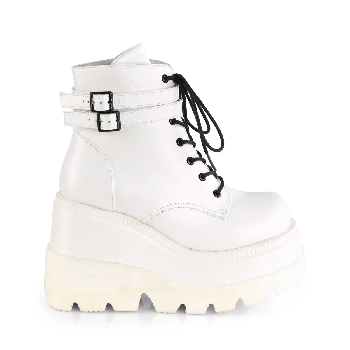 Demonia white boots